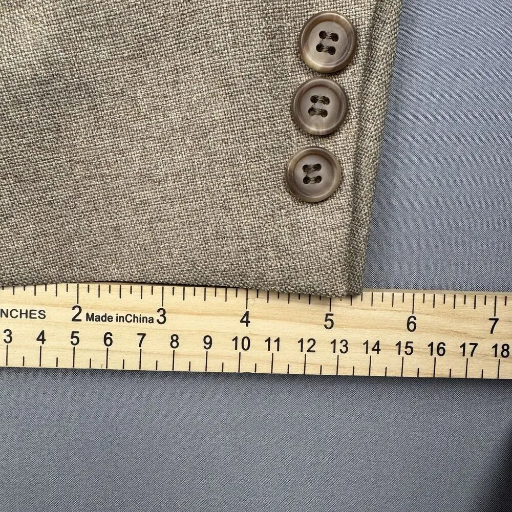 Vintage Levi Panatela Sportswear Men's Size 38S Heathered Brown Suit Coat Jacket - Picture 9 of 15